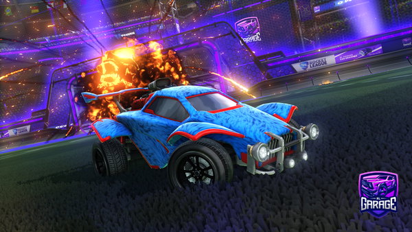 A Rocket League car design from trailsw71