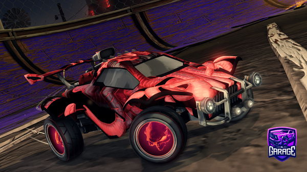 A Rocket League car design from -Goose-