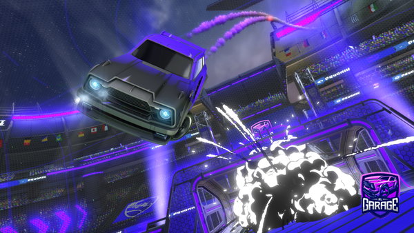 A Rocket League car design from Luke_clay12