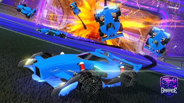 A Rocket League car design from parkourman12yt
