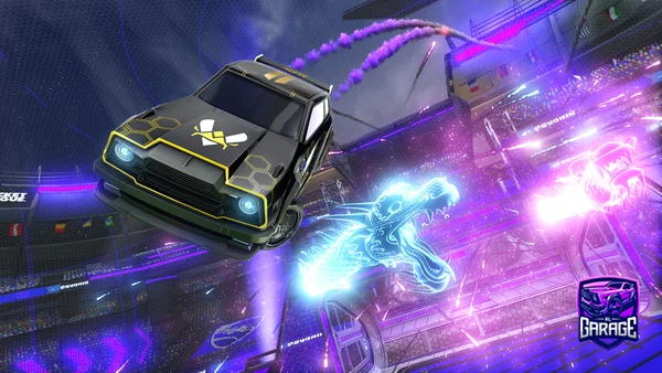 A Rocket League car design from SWAT77