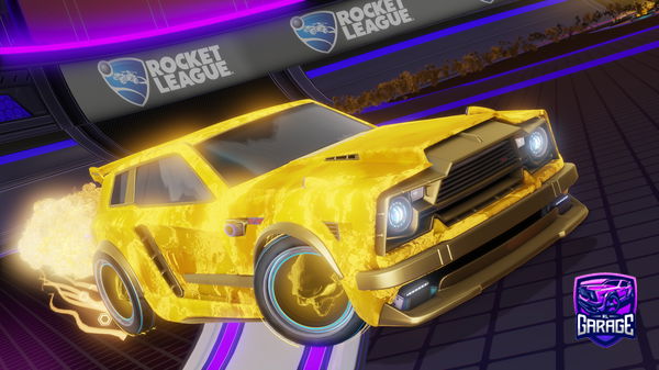 A Rocket League car design from water09xd