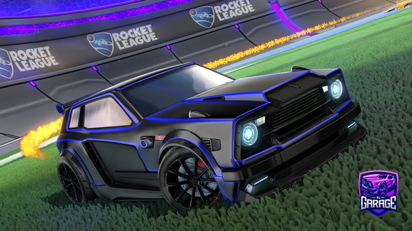 A Rocket League car design from ZebraRL_