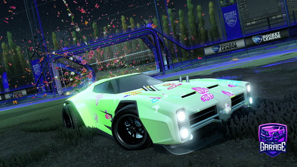 A Rocket League car design from Ohcosmos