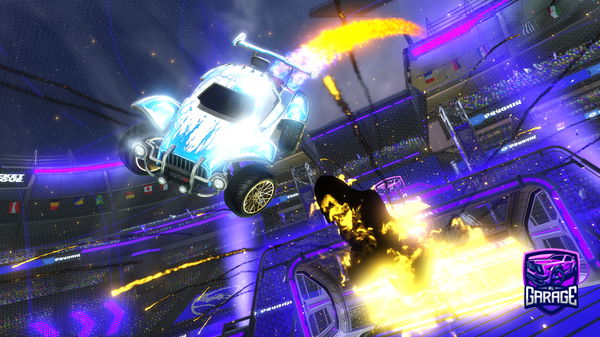 A Rocket League car design from FAZEmanu