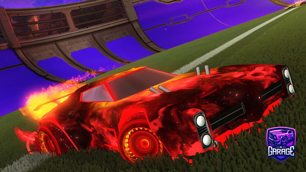 A Rocket League car design from stova