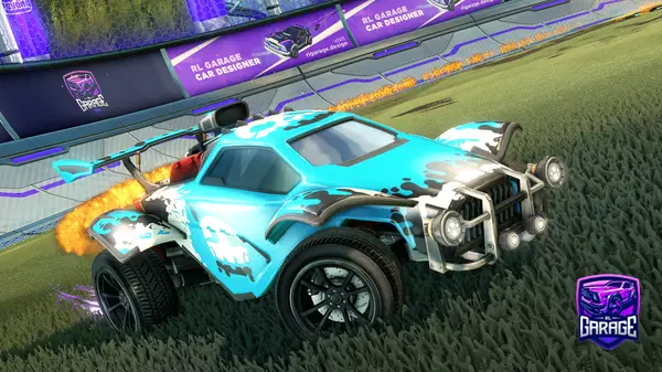 A Rocket League car design from PLOUTTY