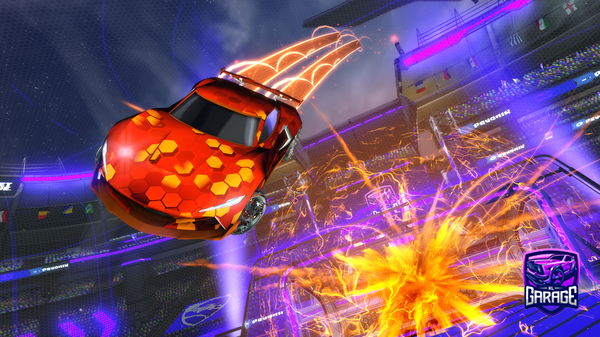 A Rocket League car design from RLGarage