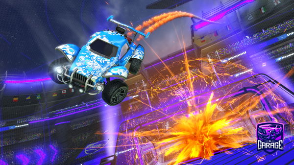 A Rocket League car design from iiTzAnya