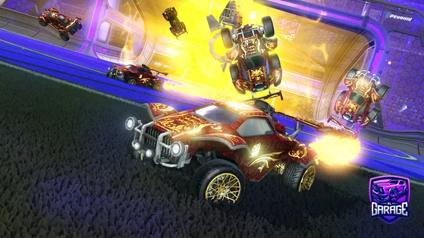 A Rocket League car design from HalfSent