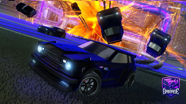 A Rocket League car design from Polka