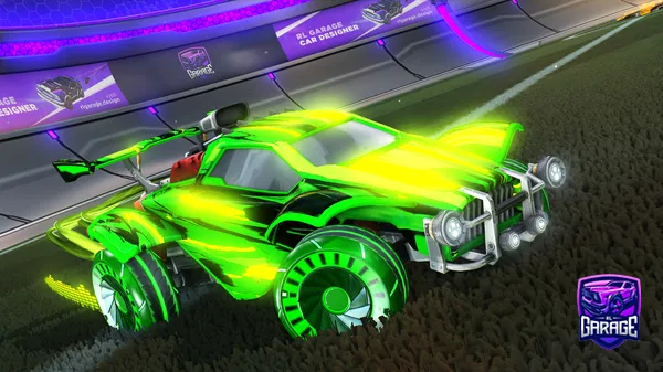 A Rocket League car design from Tbinvxder