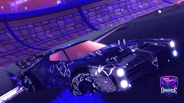 A Rocket League car design from -Goose-