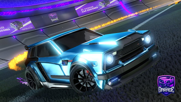 A Rocket League car design from Benke_AU