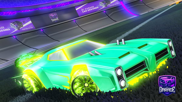 A Rocket League car design from McBigTony