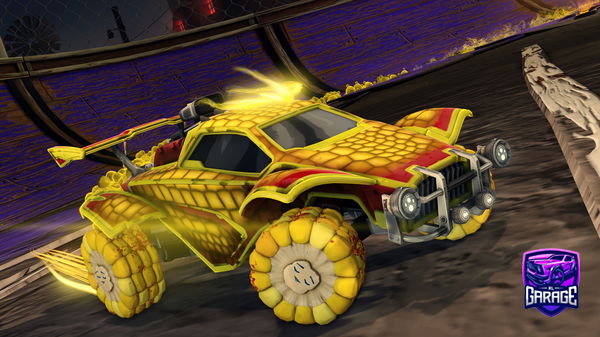 A Rocket League car design from GodFalconNMG