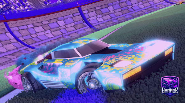 A Rocket League car design from vxairz