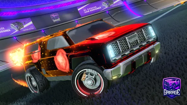 A Rocket League car design from Ciofologo09