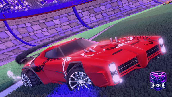 A Rocket League car design from Vrust