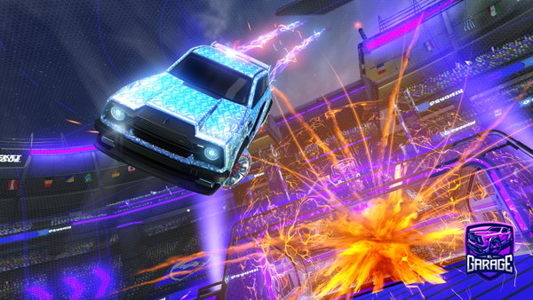 A Rocket League car design from Kartekss