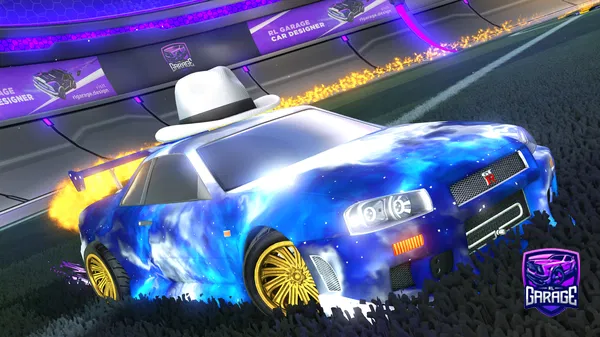 A Rocket League car design from PIZU1703