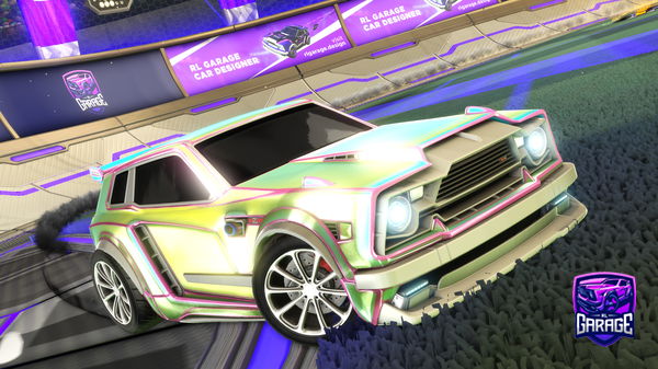 A Rocket League car design from Guillotiere69_