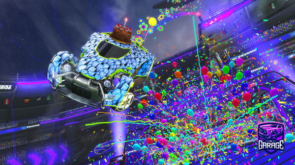 A Rocket League car design from al8e