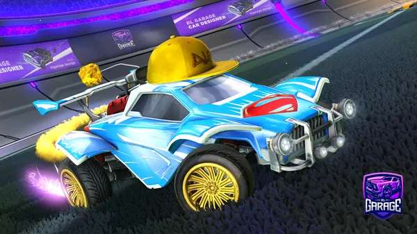 A Rocket League car design from THEO67210