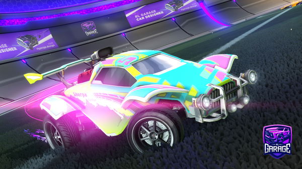 A Rocket League car design from Ludde1209