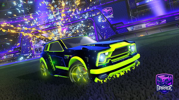A Rocket League car design from Rhysmylo