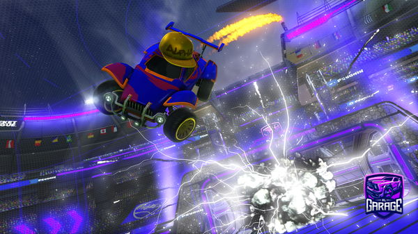 A Rocket League car design from Rubensi