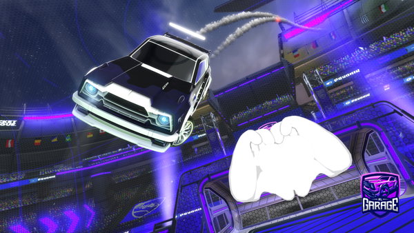 A Rocket League car design from ninjadog