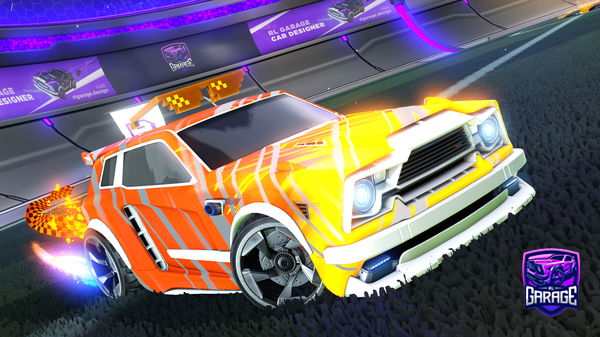 A Rocket League car design from YaBoiBlu01