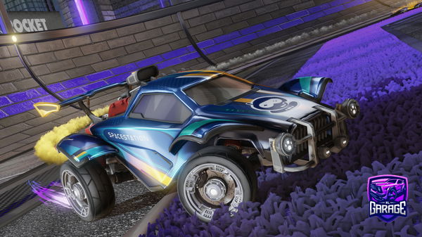 A Rocket League car design from BridgeAG