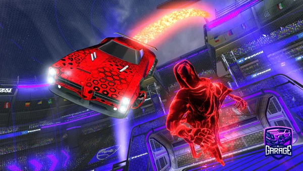 A Rocket League car design from zener