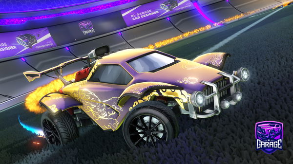 A Rocket League car design from glitchyrl