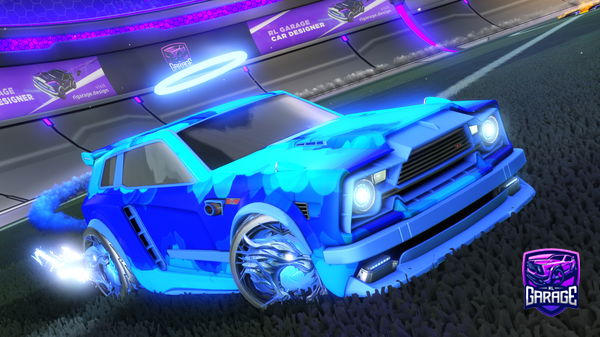 A Rocket League car design from Tamboera1