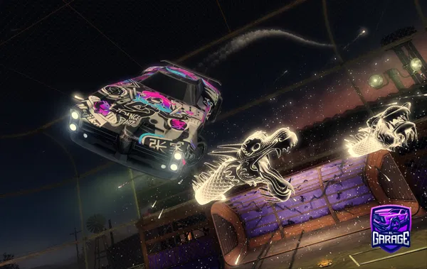 A Rocket League car design from Giratina