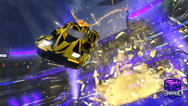 A Rocket League car design from TheForestGreenDino