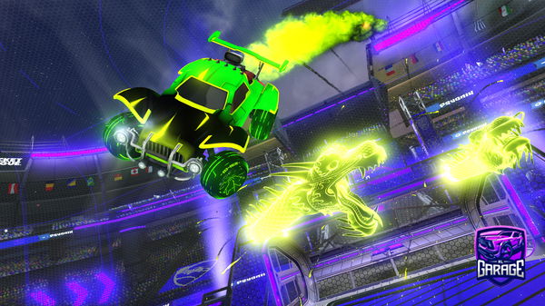 A Rocket League car design from winbros10