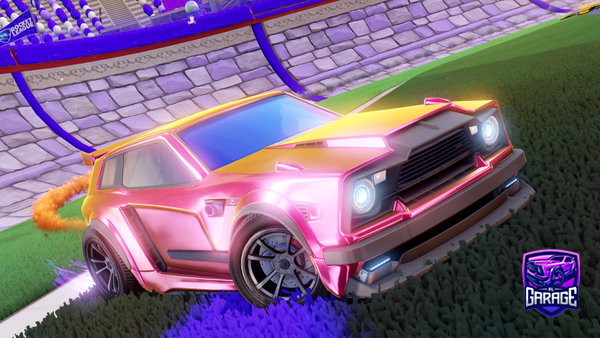 A Rocket League car design from 3mkSha3bot
