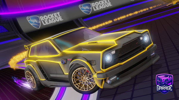A Rocket League car design from HO2