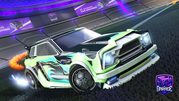 A Rocket League car design from Lsama