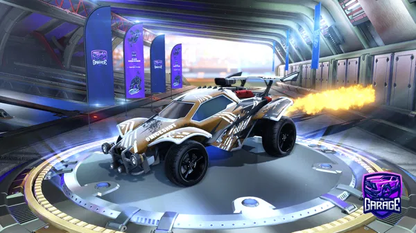 A Rocket League car design from Dogspider55
