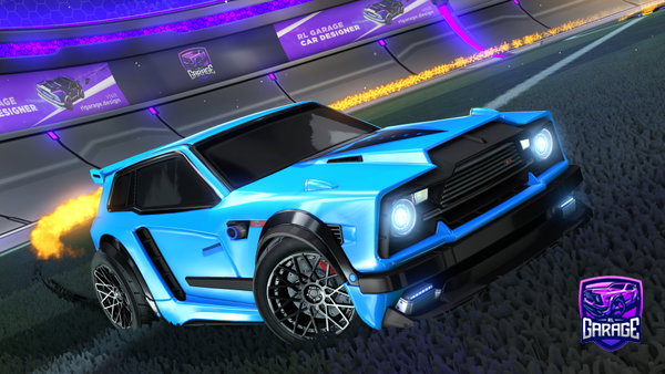 A Rocket League car design from Kobzar