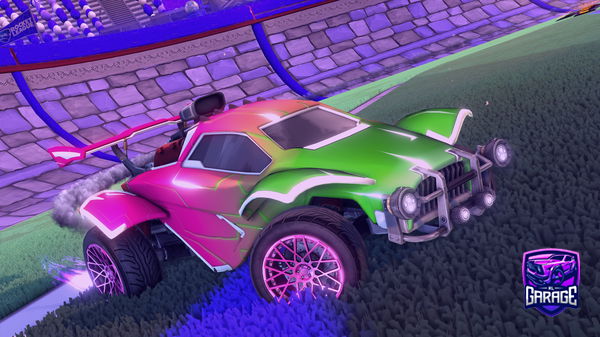 A Rocket League car design from Zurinko