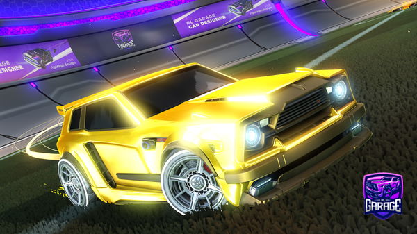 A Rocket League car design from supernoobbers