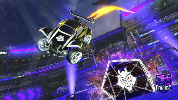 A Rocket League car design from Shark_alves