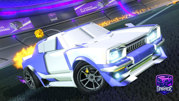 A Rocket League car design from FiftyState