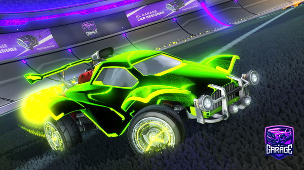 A Rocket League car design from XxDudov123xX